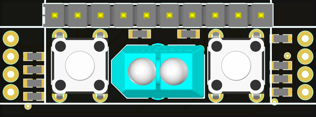 Sensor Board V1 Render Top