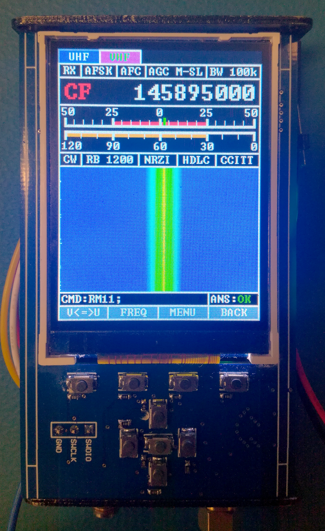 RadioInterface Waterfall